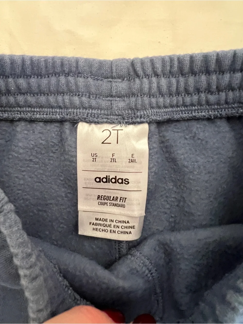 2T adidas Kids Navy Blue Hoodie & Joggers Set